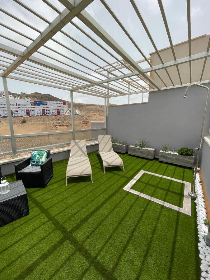 Atico "Turquesa Beach" Con Piscina, Terraza Y Barbacoa Sardina 外观 照片